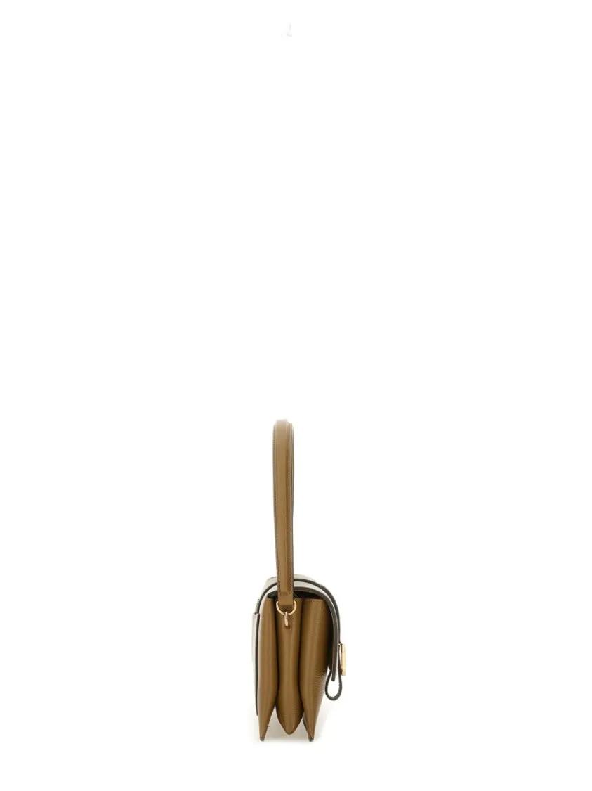 TOD'S Hobo bags Flap T " Timeless" Bag in bruin