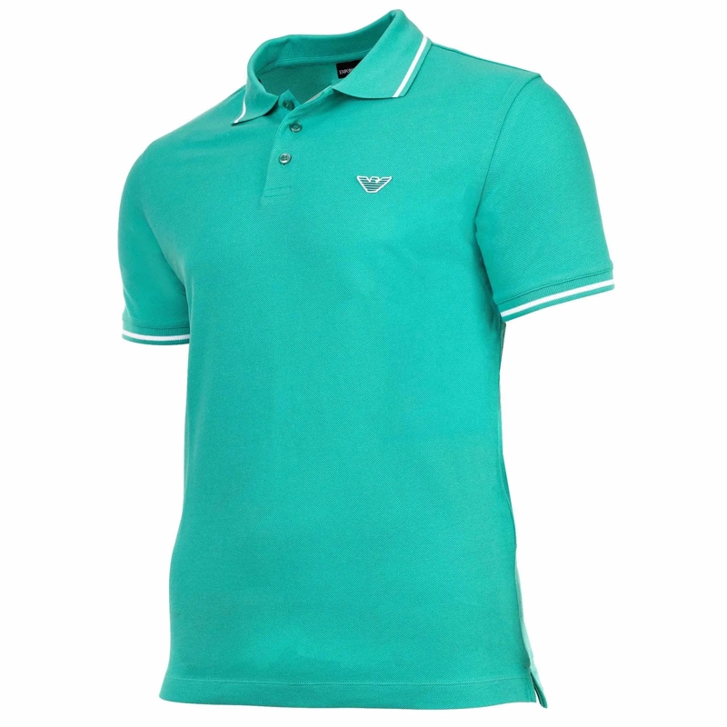 Emporio Armani Polohemd ESSENTIAL 1er Pack smaragd(Image 2)
