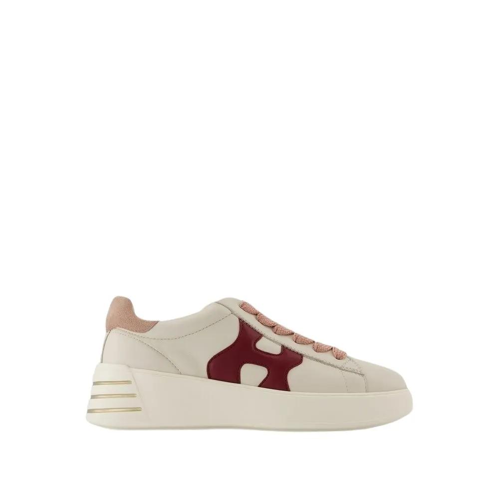 Hogan Low-Top Sneaker - Rebel H564 Sneakers - Leather - Beige - Gr. 39 (EU) - in Beige - für Damen