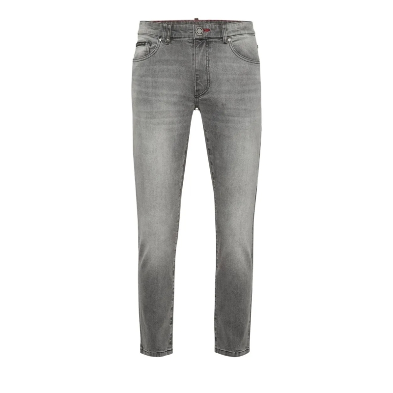 Philipp Plein Skinny-Leg-Jeans Skinny hell-grau
