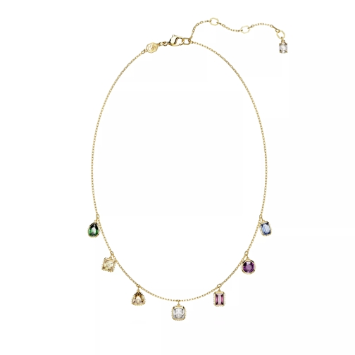 Swarovski Stilla necklace, Mixed cuts Multicolored Medium Necklace