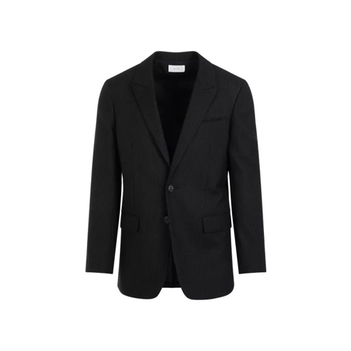 The Row Black Virgin Wool Laydon Jacket Black 