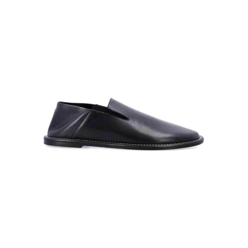 AMI Paris Loafer Black Leather Loafers Black