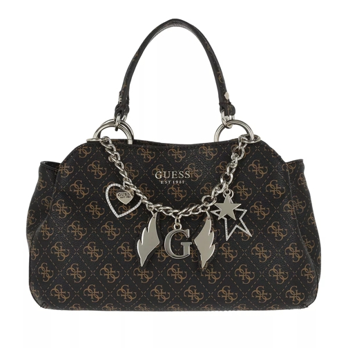Guess Affair Small Satchel Brown Tote