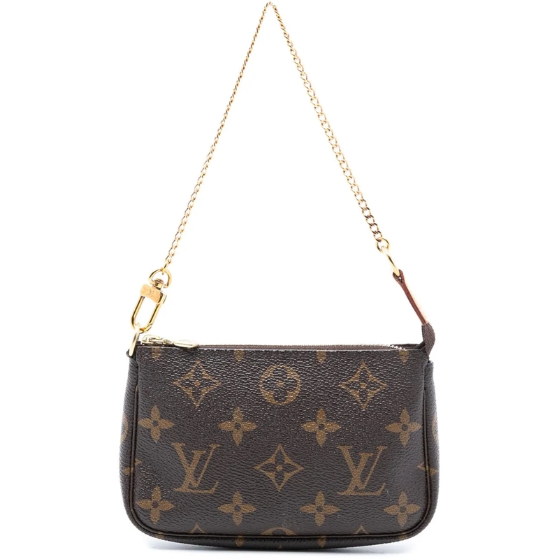 Louis Vuitton Tote Monogram Mini Pochette Accessoires braun