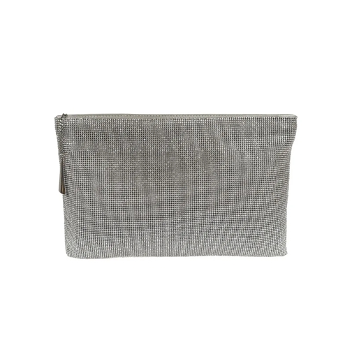 Benedetta Bruzziches Clutch La Luisa Clutch Bag Silver