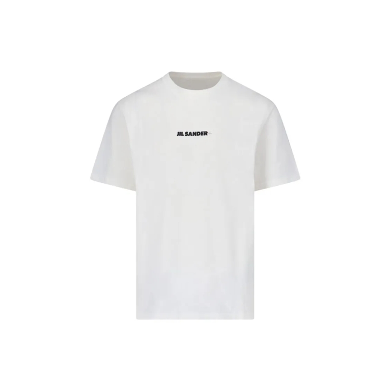 Jil Sander T-shirt White T-Shirt With Subtle Logo White