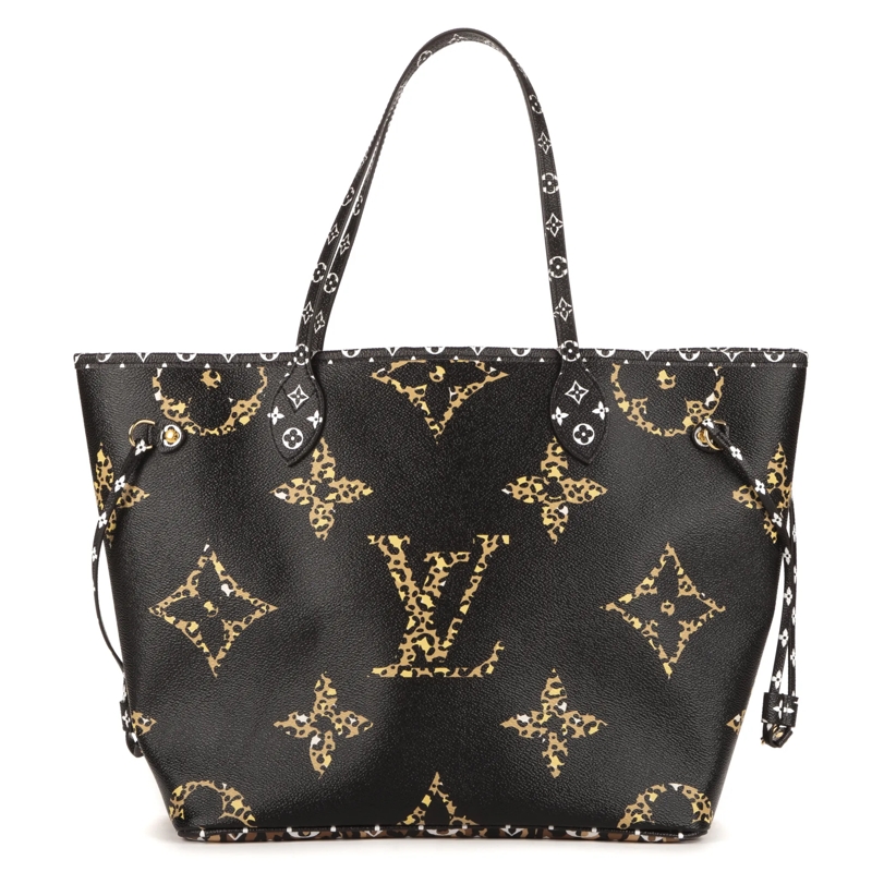 Louis Vuitton Crossbody Bag Ltd. Ed. Jungle Neverfull MM braun