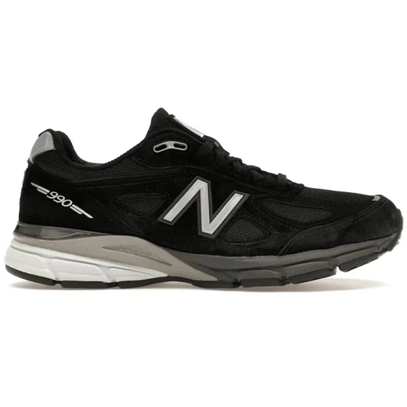 New Balance Low-Top-Sneaker New Balance 990v4 MiUSA Black Silver schwarz