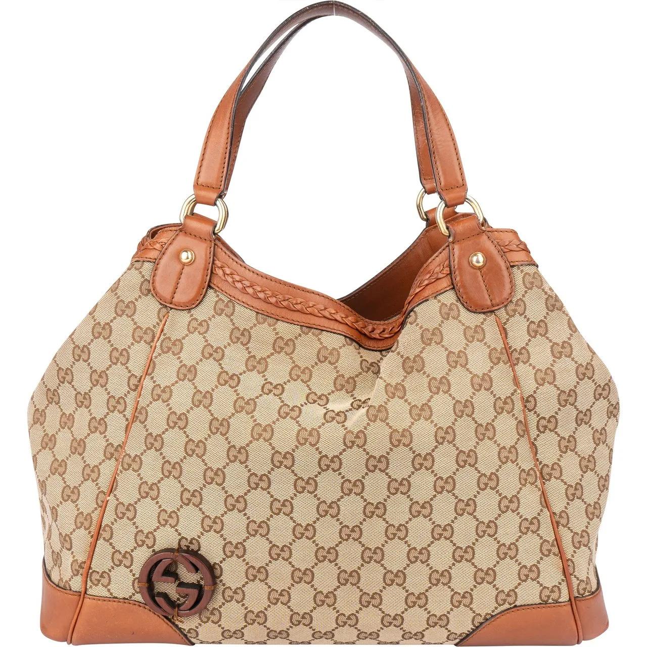 Gucci Crossbody Bags - Gucci GG Monogram Ribbon Handbag - Gr. unisize - in Bunt - für Damen