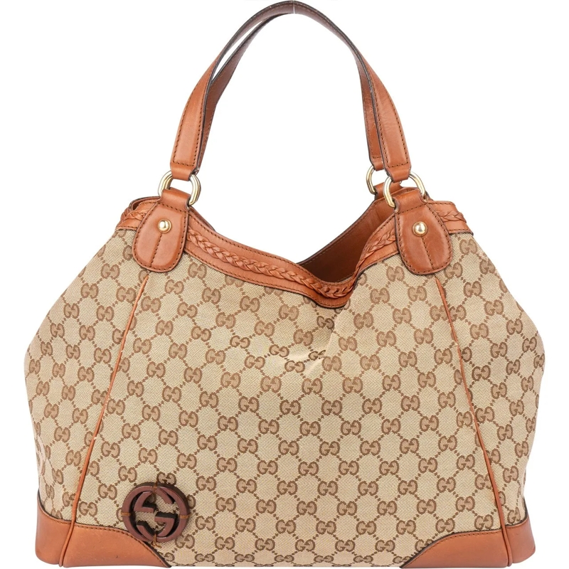 Gucci Schultertasche Gucci GG Monogram Ribbon Handbag mehrfarbig