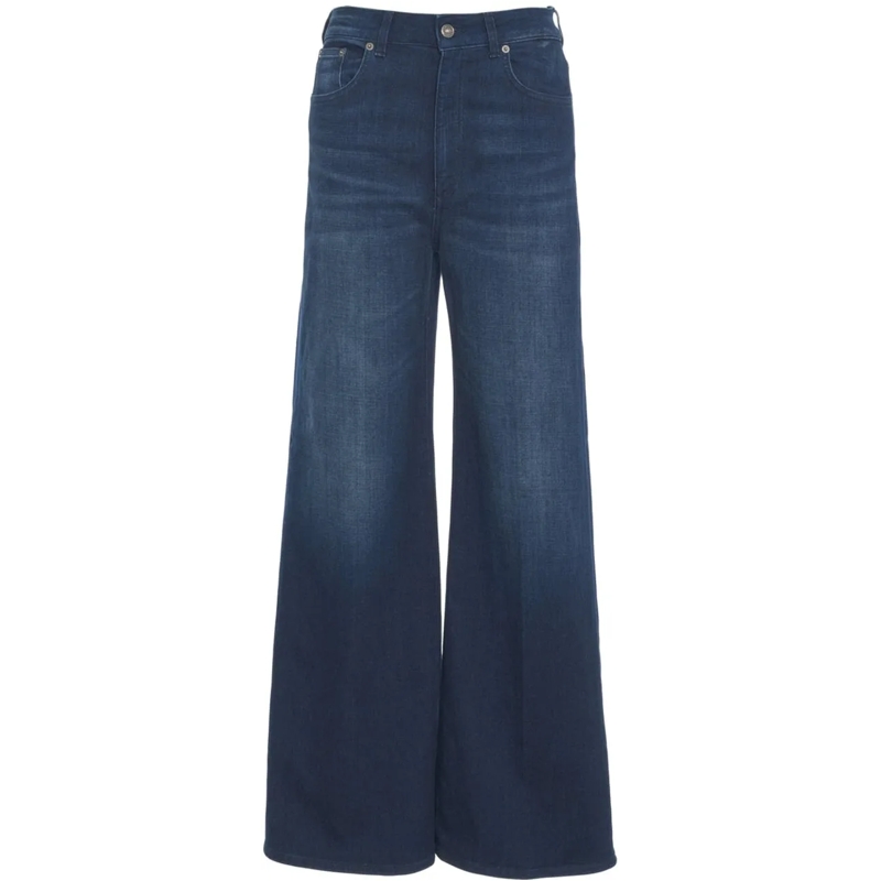 Dondup Jeans à jambe droite Wide leg jeans 'Beatrix' blau