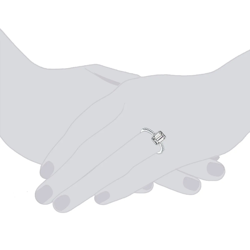 Trilani Ring Sterling Silber Ring Zirkonia silber(Image 3)