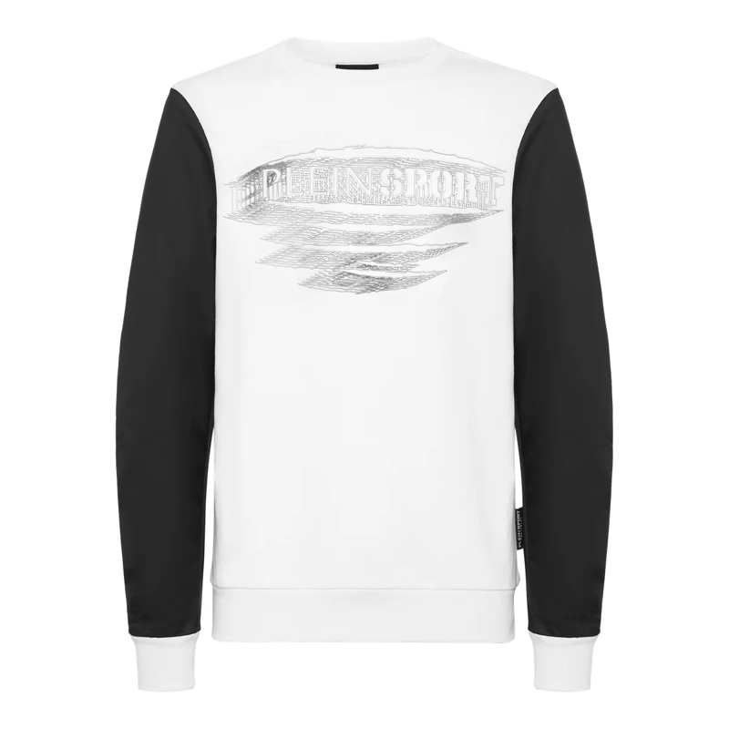 Plein Sport Top Sweatshirt weiss
