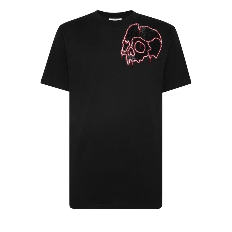 Philipp Plein T-Shirt T-Shirt Skull Mit Schmucksteinen schwarz
