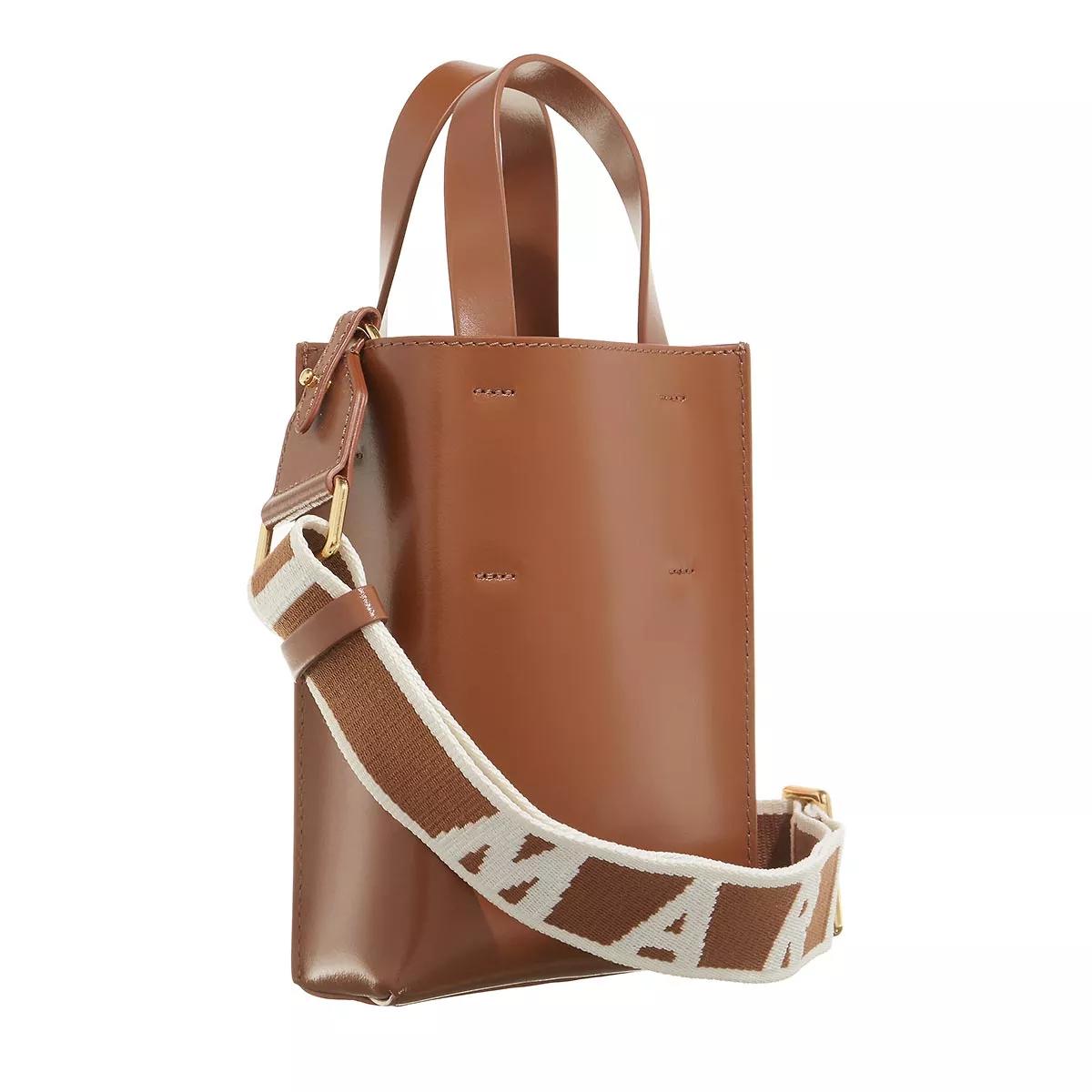 Marni Totes Museo Bag Nano in bruin