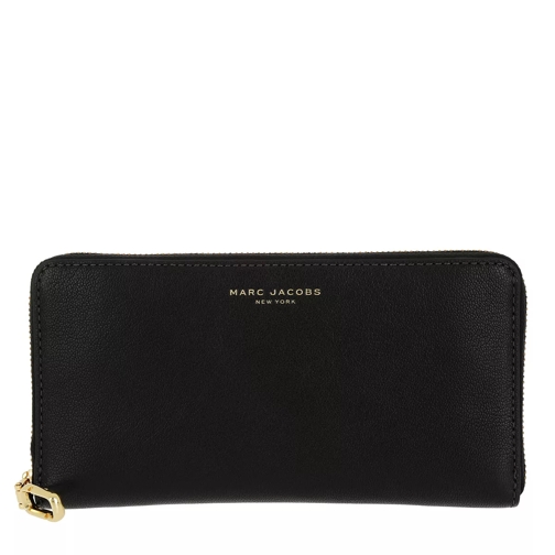 Marc Jacobs Perry Continental Leather Wallet Black Portafoglio continental