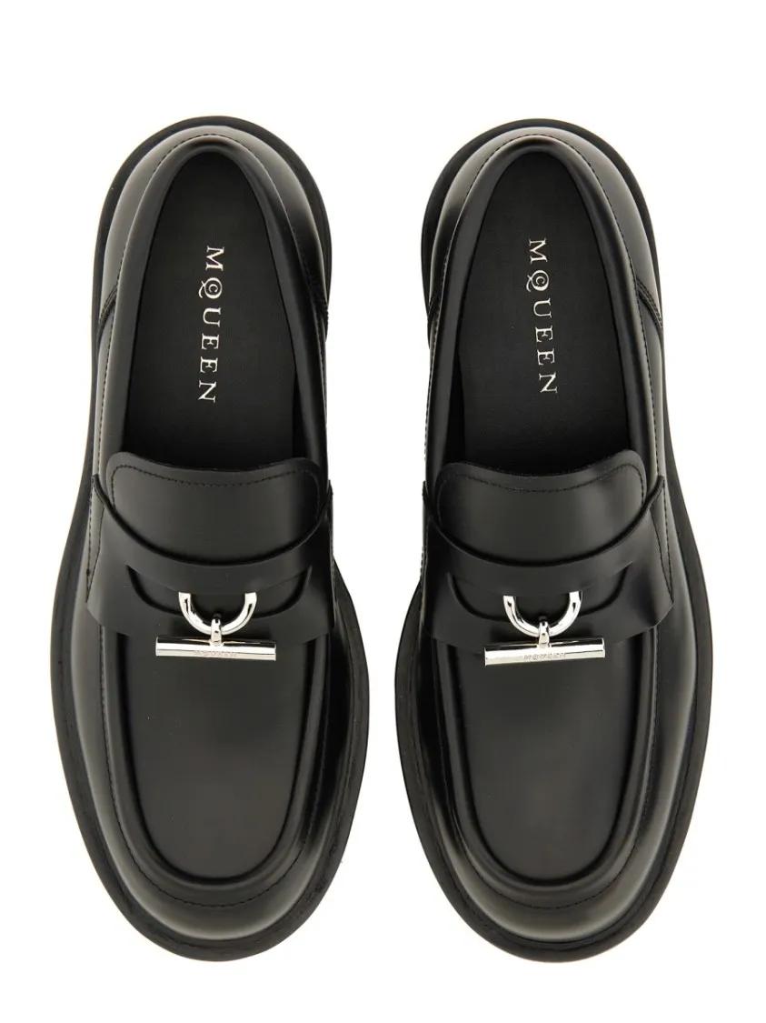 Thumbnail - Alexander McQueen Loafer - "Parachute" Loafer With Buckle T - Gr. 45 (EU) - in Schwarz - für Damen
