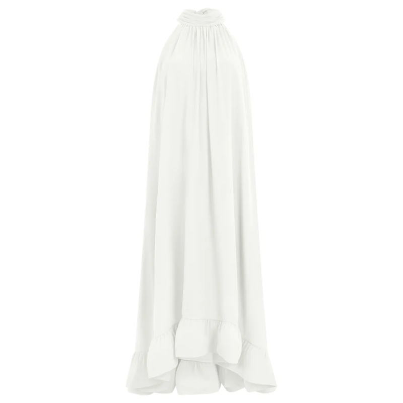 Apart Abendkleid Chiffonkleid creme