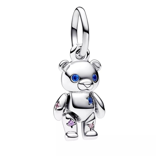 Pandora Celestial teddy bear sterling silver dangle with f Multicolor Hänge