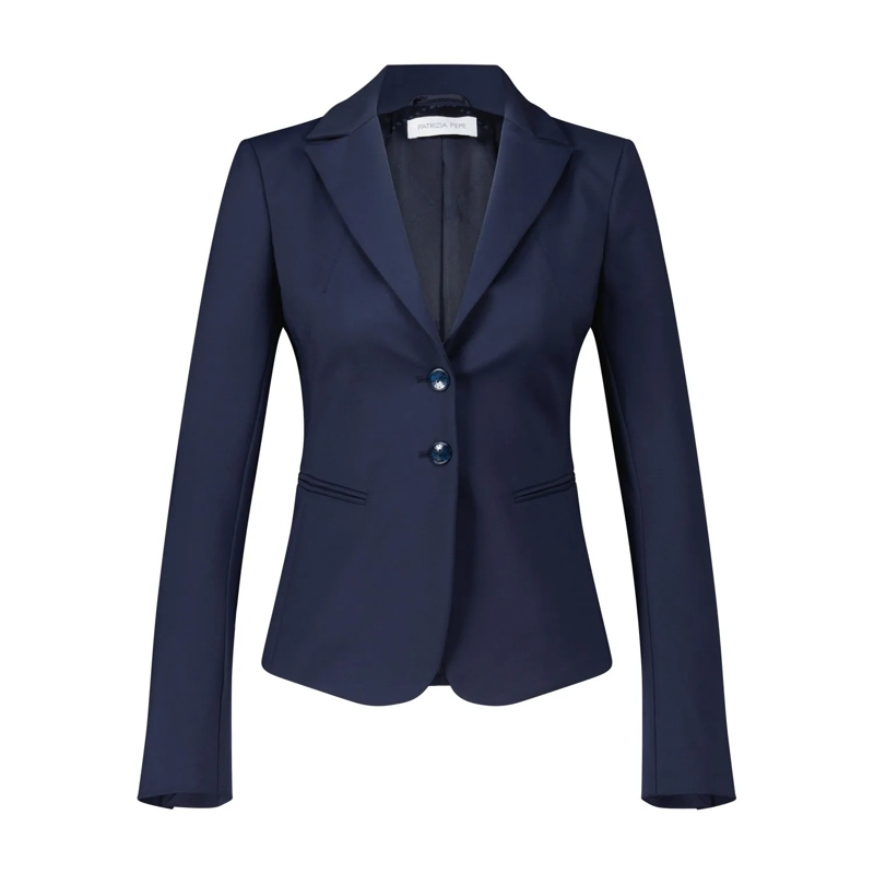 Patrizia Pepe Blazer Taillierter Blazer Dunkelblau