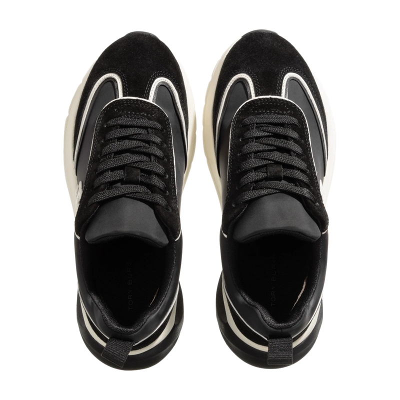 Tory Burch Lage-top sneaker Good Luck Trainer Perfect Black / New Ivory(Image 9)