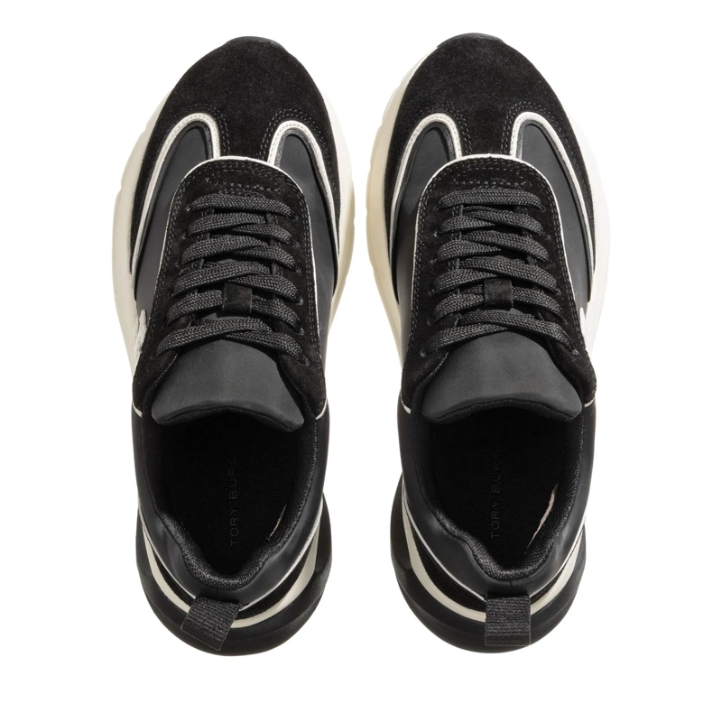 Tory Burch Low-Top-Sneaker Good Luck Trainer Perfect Black / New Ivory(Image 5)