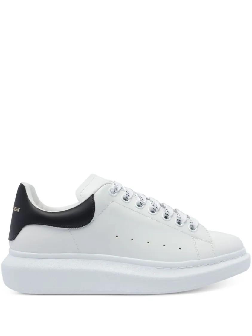 Thumbnail - Alexander McQueen Low-Top Sneaker - Minimalist White Leather Sneakers With Contrasting - Gr. 42 (EU) - in Weiß - für Dam...