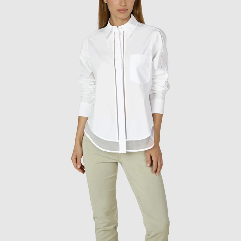 Marc Aurel Bluse Hemdbluse weiss(Image 3)