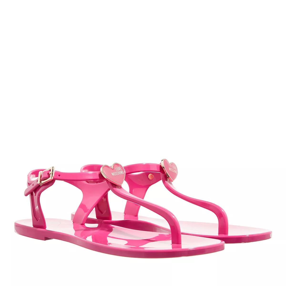 Love Moschino Sandalen & Sandaletten - Jelly - Gr. 39 (EU) - in Rosa - für Damen