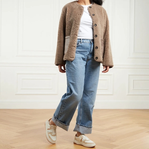 Lauren Ralph Lauren sneaker basse Harlie Sneakers Low Top Lace Snow White/Sand Dune/Buff (Image 2)