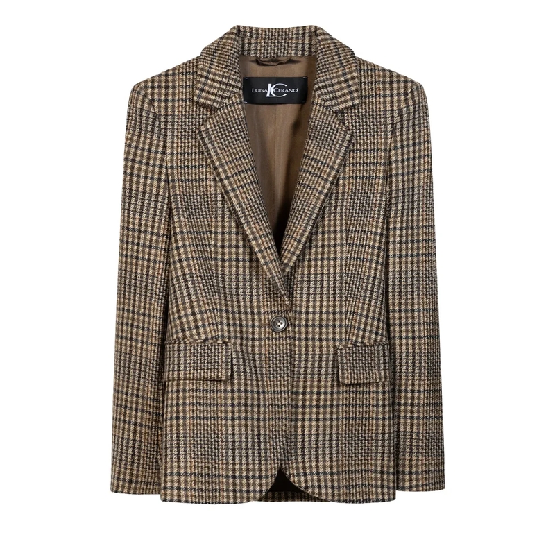 Luisa Cerano Blazer Karo-Blazer multi