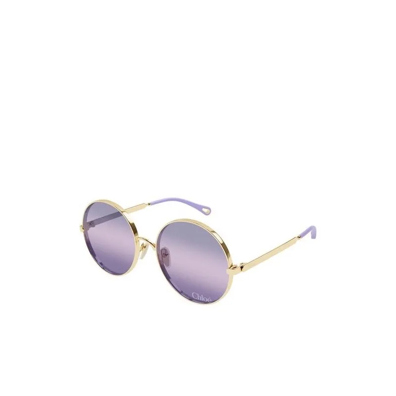 Chloé Sonnenbrille CH0321S Gold-Gold-Violet