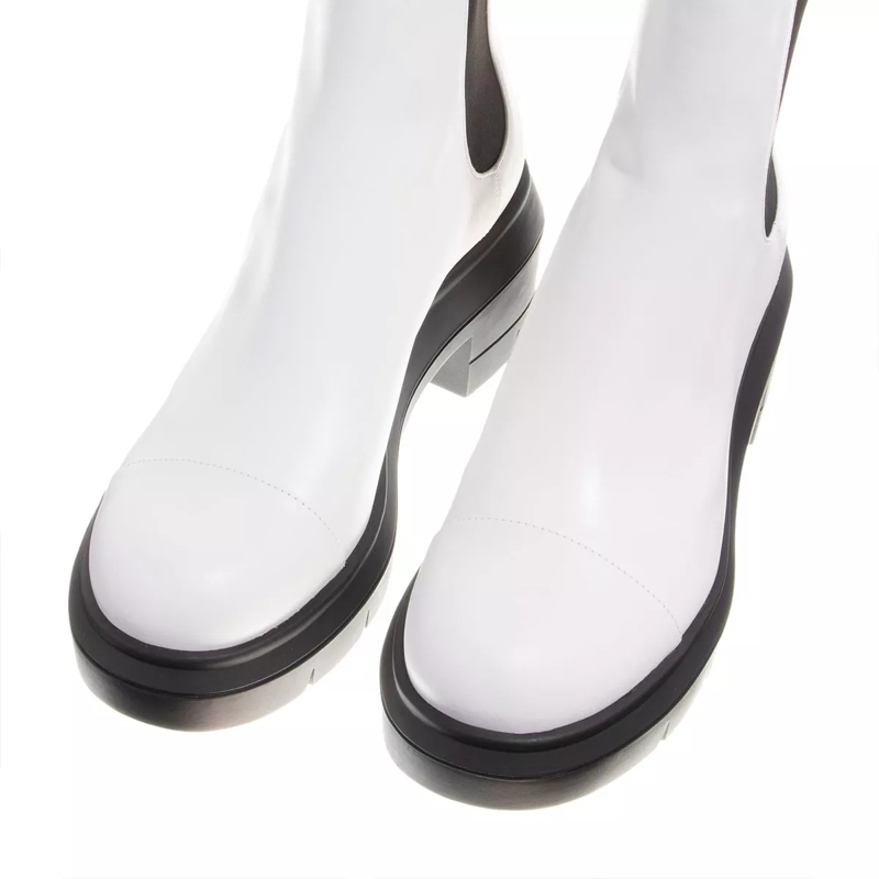 Stuart Weitzman Chelsea Boots Norah White(Image 5)