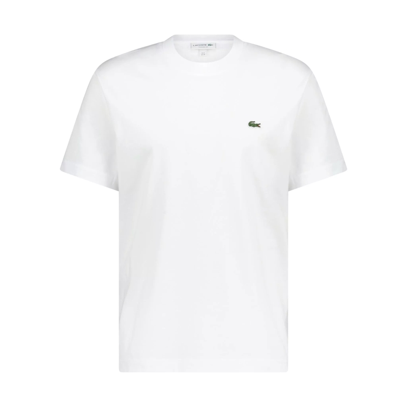 Lacoste  T-Shirt mit Logo Stickerei im Classic-Fit 47702407 Weiß