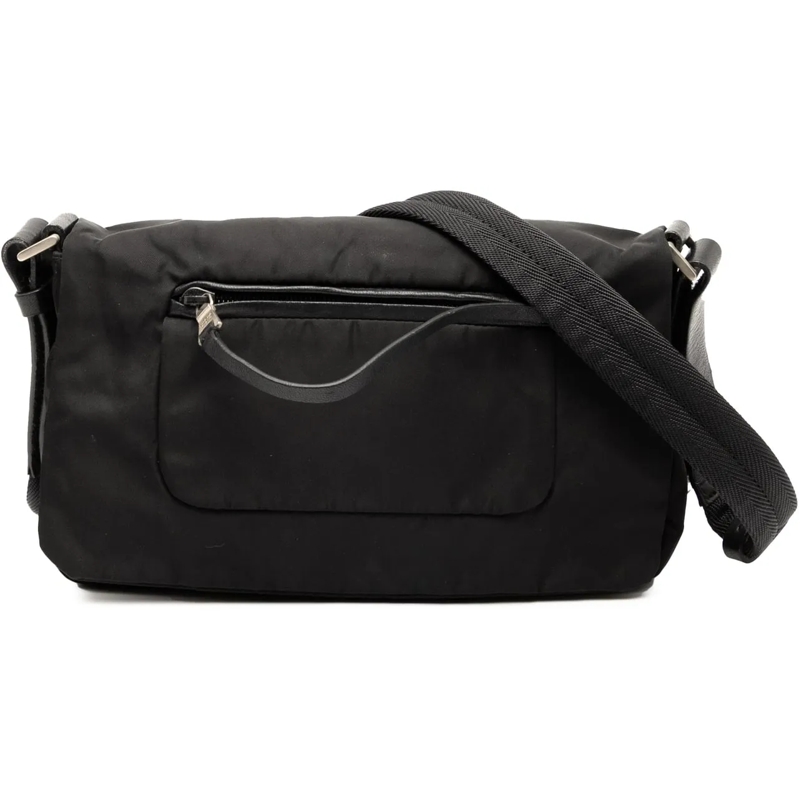 Prada Schultertasche Tessuto Shoulder Bag schwarz