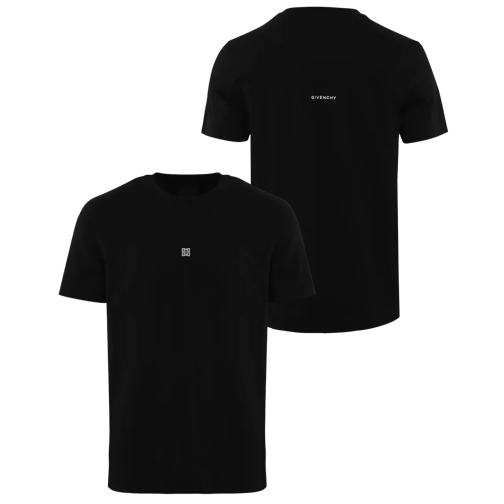 Givenchy T-Shirts Heren 4G Slimfit T-Shirt Zwart schwarz