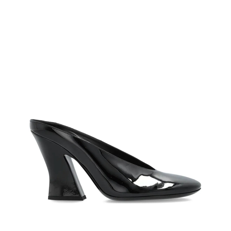 Givenchy Sandalen Glossy Black Leather Sandals Black