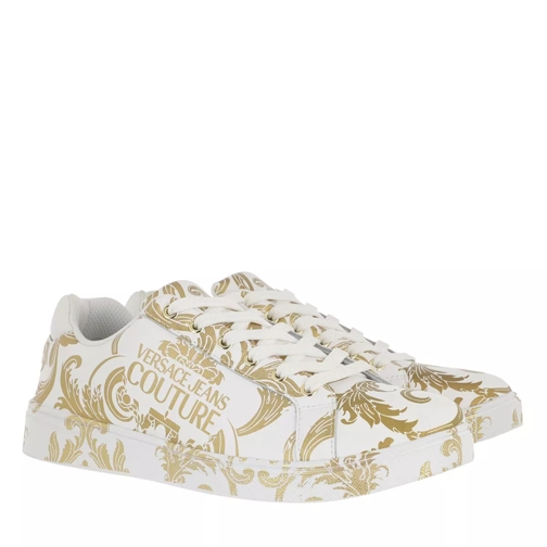 Versace Jeans Couture Linea Fondo Sneaker White Gold scarpa da ginnastica bassa