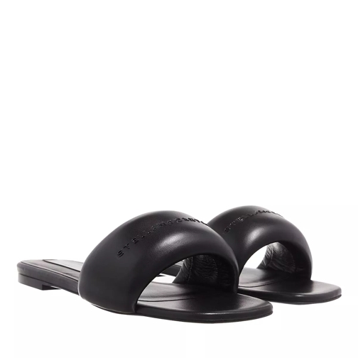 Stella McCartney Sandals Slides with Logo Black Slide