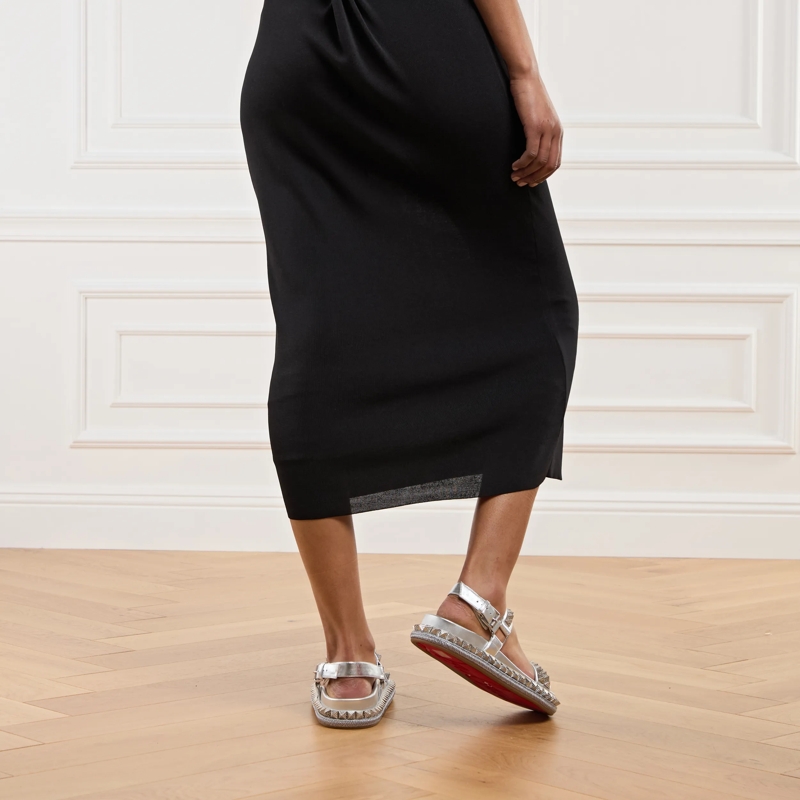 Christian Louboutin Sandalen Pyrabizz Sandal Silver(Image 2)