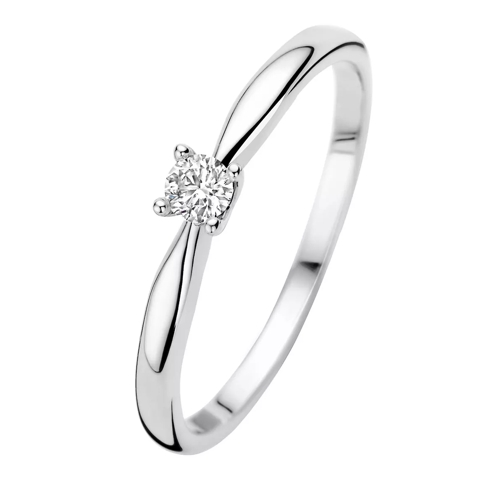 Isabel Bernard De la Paix Christine 14 karat ring | diamond 0.10  White gold Anello con diamante