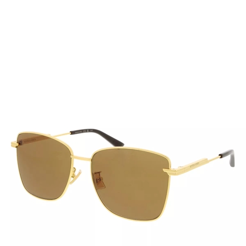 Bottega Veneta BV1237S GOLD-GOLD-BROWN Sunglasses