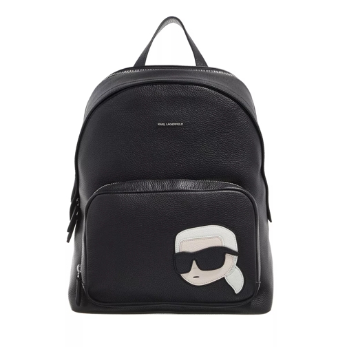 Karl Lagerfeld K/Ikonik 2.0 Lea Bp Grainy Black Rugzak