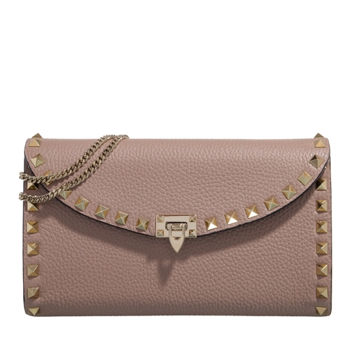 Valentino Garavani Crossbody Bag Rockstud Wallet W/Strap Poudre