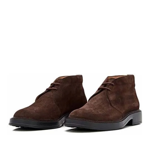 Tod's Brown Suede Boots Brown Laars