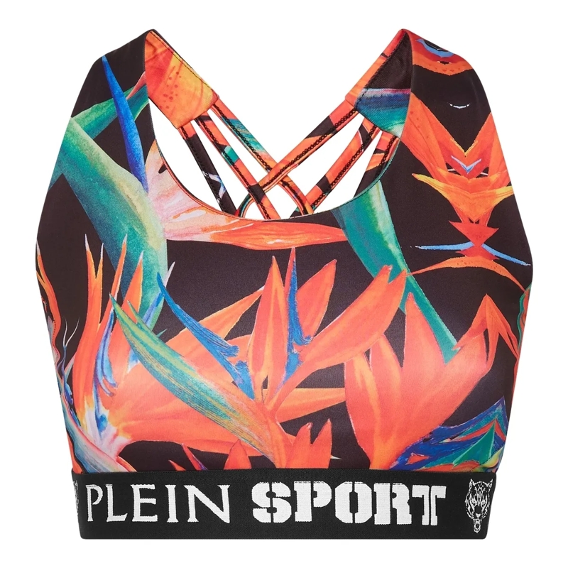 Plein Sport Top Sport Bh schwarz