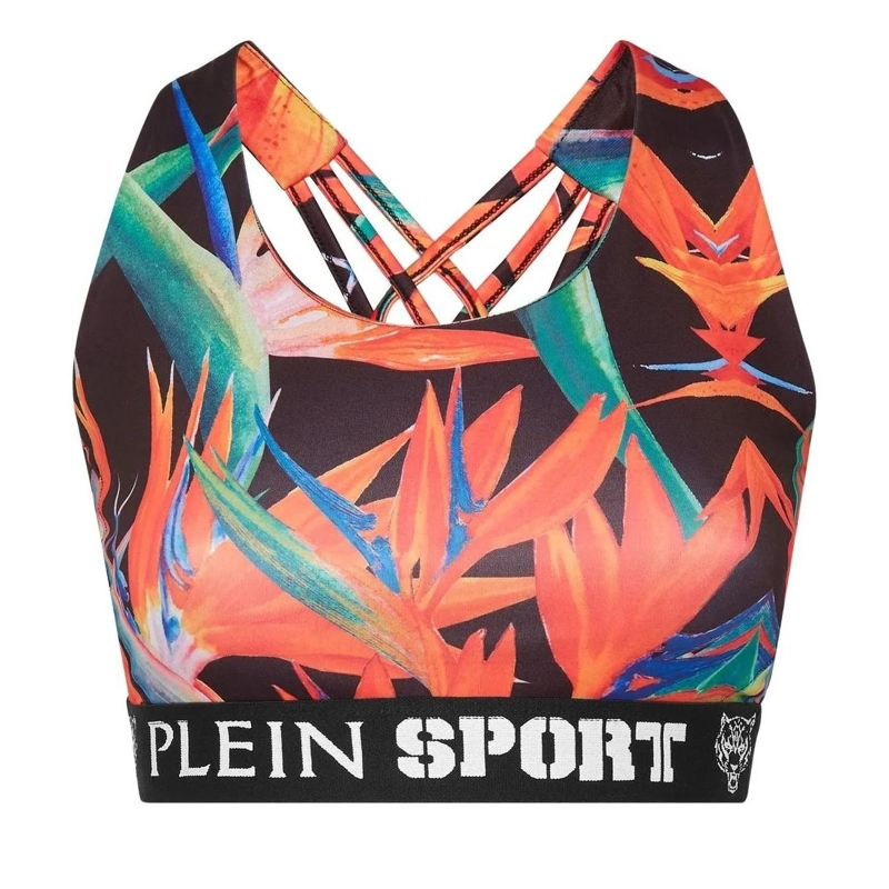 Plein Sport Top Sport Bh schwarz