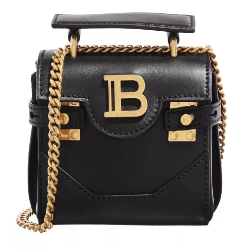 Balmain Mini B-Buzz Tote Bag Black Minitasche