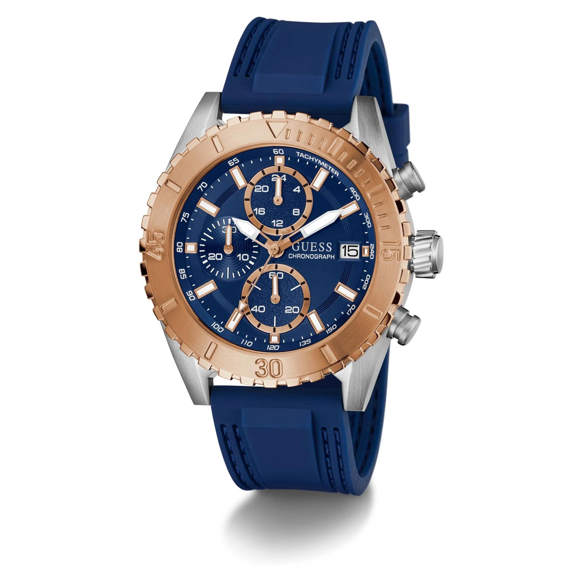 Thumbnail - Guess Uhren - Quarz-Chronographenuhr Defender - Gr. unisize - in Blau - für Damen
